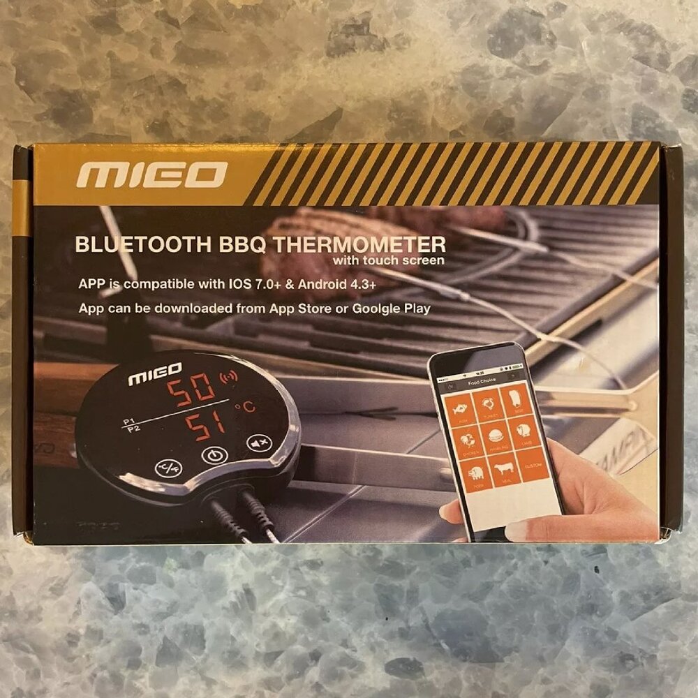 Bluetooth BBQ Thermometer with touch screen